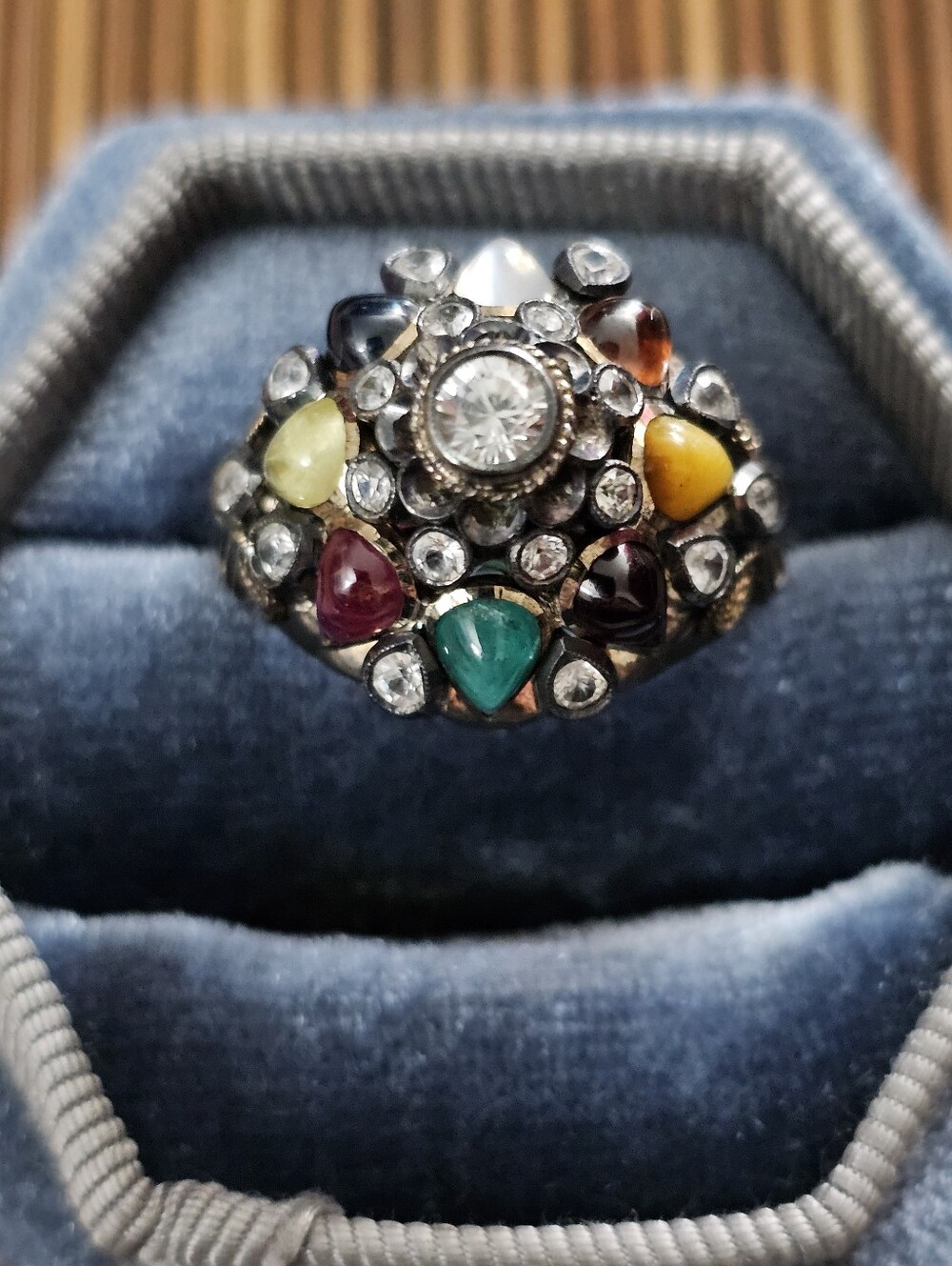 14k MultiStone Princess Harem Yellow Gold Ring (Vintage)